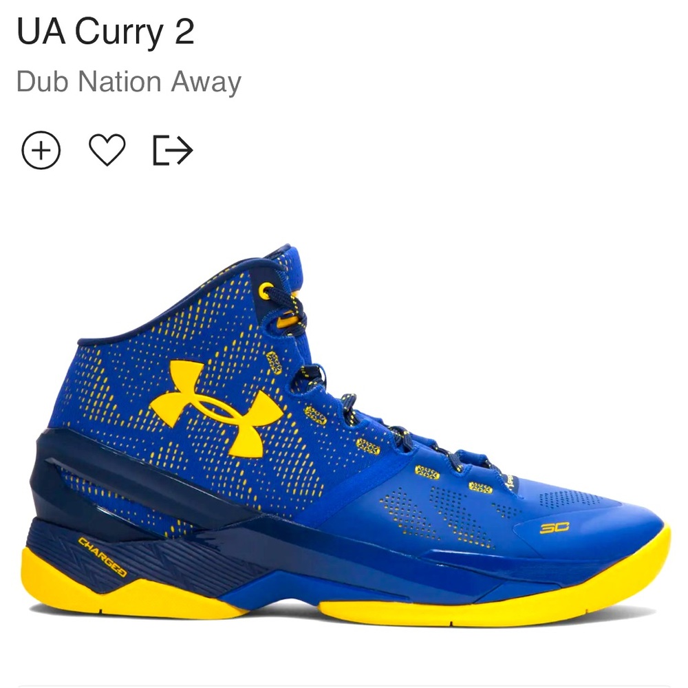 AV UA Curry 2 Dub Nation Away - Picture 1 of 7